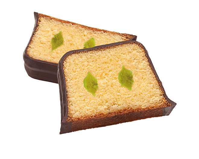 Pastel relleno de kiwi